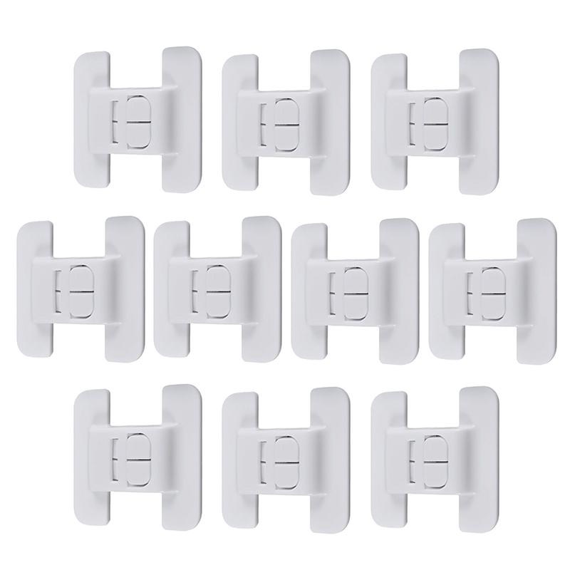 New·2/5/10Pcs Home Refrigerator Lock Safety Fridge Freezer Door Lock Multi-function Safety Locks Children Security Protector· 4