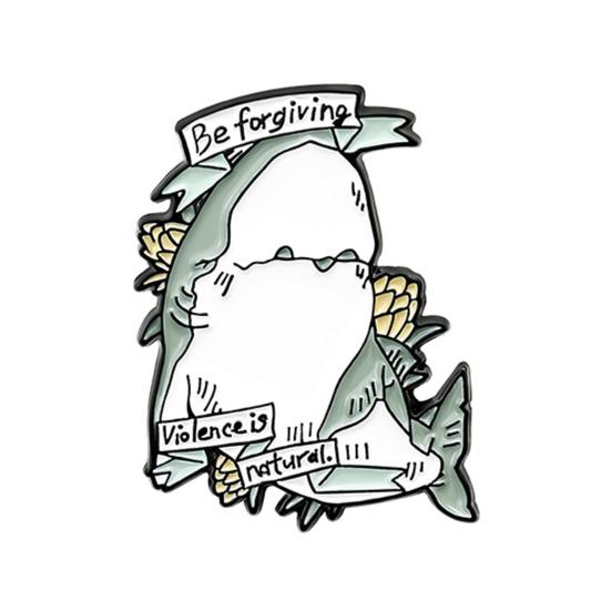 

Брошь с героями мультфильмов, булавки из сплава, кит, черепаха, эмалевый значок, аксессуары для одежды 1