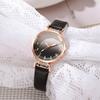 New Round Dial Bracelet Watch Adjustable Elegant Quartz Watch Gradient Color Women Wristwatches Women Fashion