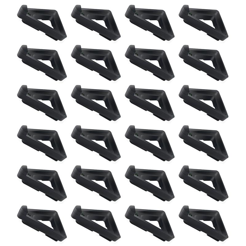 AT19-For Outdoor Planters For Garden Pot Feet 24 PCS Breathable Invisibles Stands Toes Lifters, Stackable Flower Base Support Ou