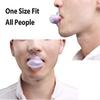 Transparent Silicone Tongue Anti Snoring Device Medical Silicone Anti Snore Device Apnea Aid