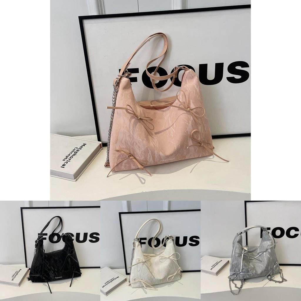 Stylish Minimalist Tote Bag New Spring Summer Collection Fashionable Bow Design