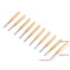 10pcs FG 1958 Tungsten Steel Dental Crown High Speed Cutting Burs (Gold)