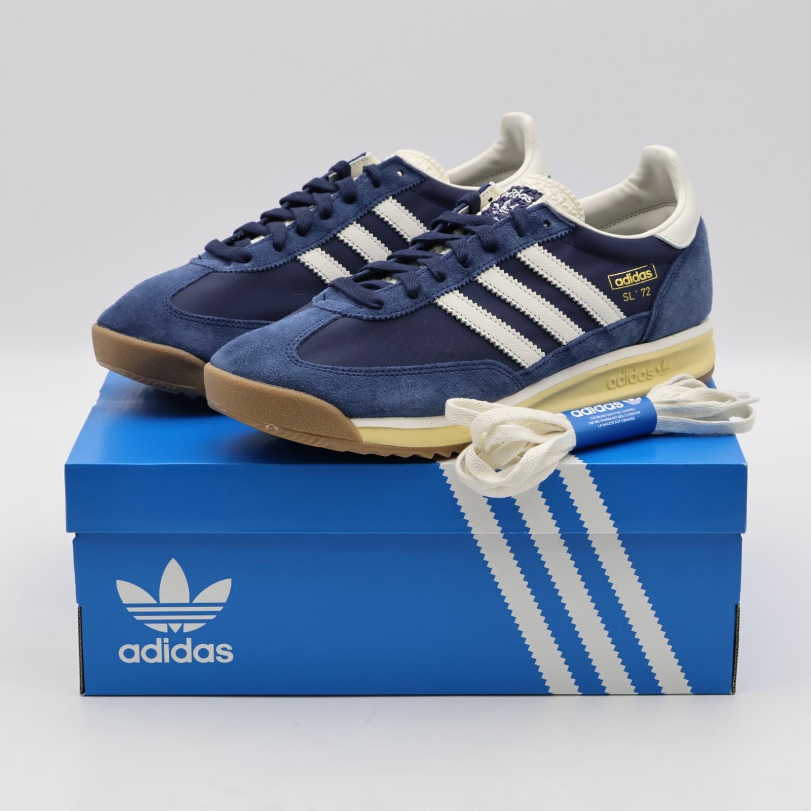 JQ3500 adidas Originals SL72 RS Collegiate Navy Cloud White Almost Yellow (Men s 4.5