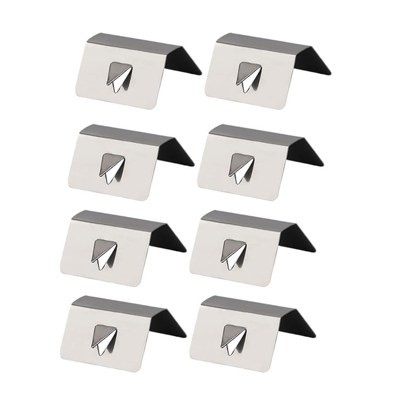 1-8pcs Wind Rain Deflector Fitting Clips Stainless Steel Replacements For Heko G3 SNED Clip Car Window Deflectors