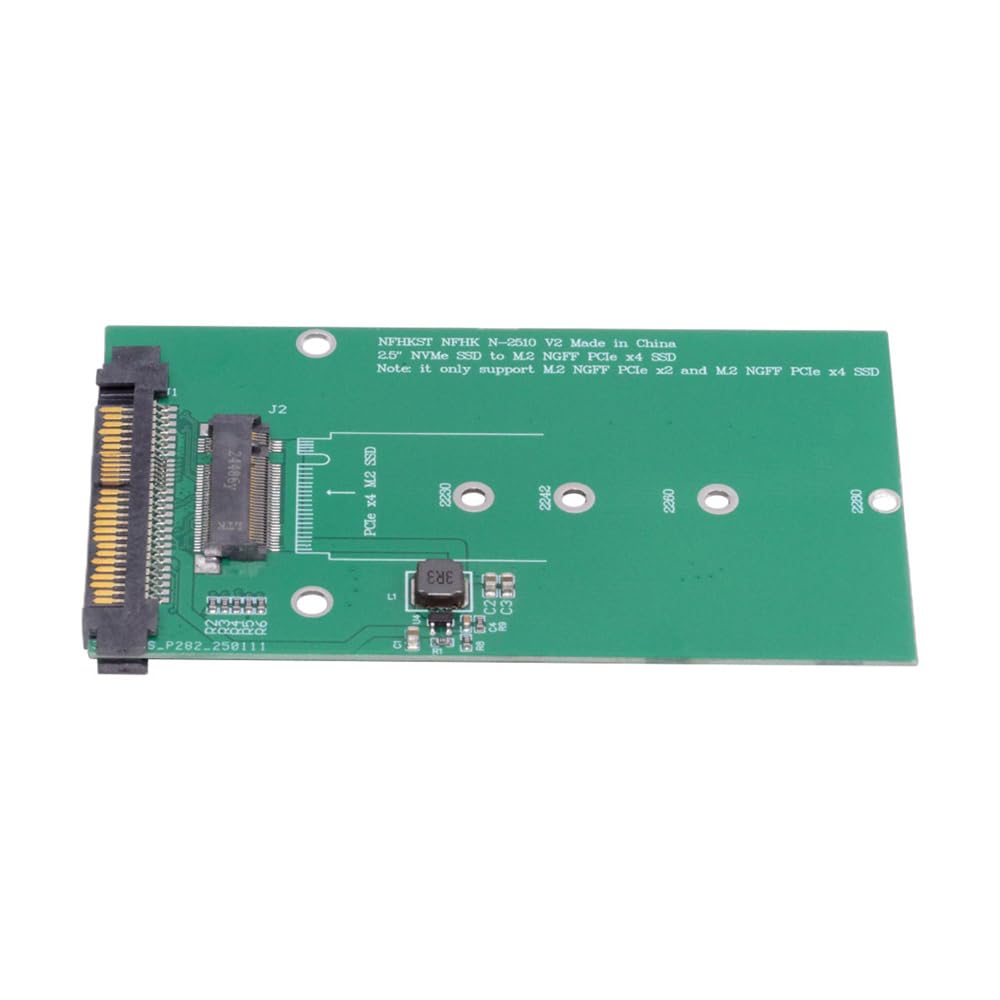 JSER M.2 Drive - U.2 (SFF-8639) M.2 PCIe NVMe SSD (M-Key) Compatible Conversion Adapter for Mainboard Replacement SSD 750 for P3600P3700