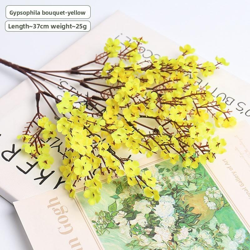 Silk Paniculata Gypsophila Flower Multiple Color Options Starry Sky Design