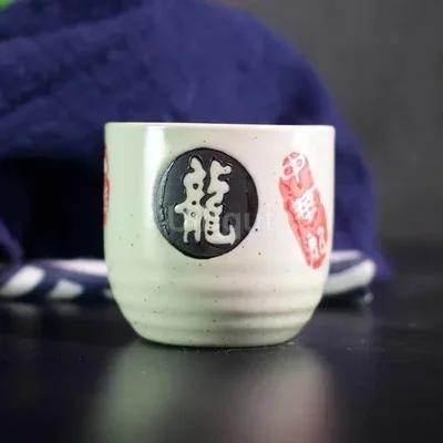 Restaurant decoration Decorative sashimi Salmon garnish bottle Dry ice small pot ice cup Wine bottle Japanese creative ceramics