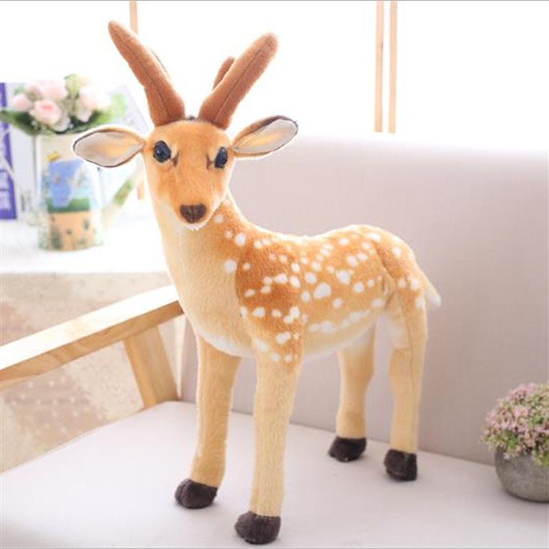 

Милые плюшевые игрушки с оленями, куклы-манекены, животные, детские подарки на день рождения для мальчиков и девочек, доступные на сайте 50cm