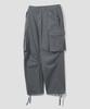 AGOD Cargo Strap Parachute Cotton Pants [Gray]