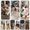 Phone Case For Xiaomi Mi Poco X7 X6 X5 NFC X3 F7 Ultra F6 Pro F3 15 14T 14 13T 11 12 13 Lite Clear TPU Cover Kawaii Love Cat