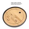 Bamboo Material Bamboo Tea Tray Black Color Kungfu Tea Tray  Chinese Vintage Tea Set