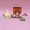 2025 Christmas Tree Santa Claus Cake Decoration Crafts Figurines Home Decor Christmas Ornaments Fairy Garden Accessories Gift