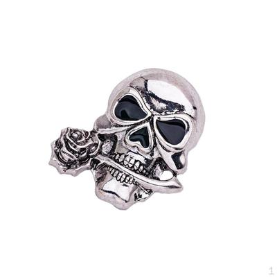 Kobiety Mężczyźni Biżuteria Kostiumowa Vintage Broszka Pin Ozdabia Halloween - Srebrny