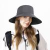 Summer Anti-Splashing Large Eave Sunshade Hat Outdoor Foldable Breathable Fisherman Hat