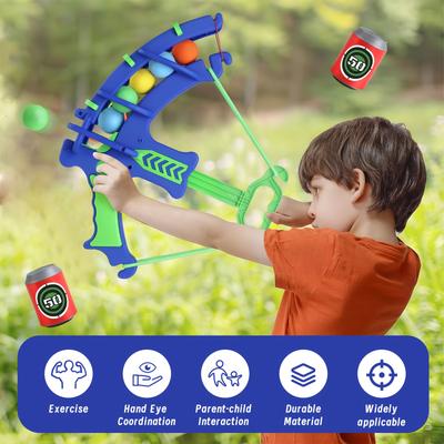 Soft Bullet Shooting Target Toy for Boys, Educational Game with Bow, EVA Balls, Target Arrows for Indoor & Outdoor Play,sports
