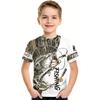 Fish Graphic T-Shirts for Children Short Sleeve Tees Fish Club Wear
