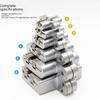 Thickened Stainless Steel Concealed Cross Hinge for European Folding Doors