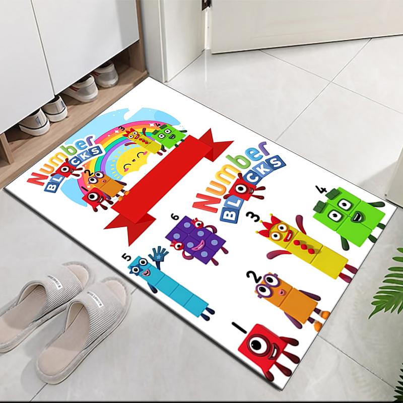 Tappeto Stampato Numberblocks, per Sedia da Ufficio Soggiorno Camera da Letto Cucina Decorazioni Regali.