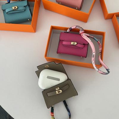 Mini sac Long pendentif mignon écouteur Mini sac en cuir de qualité supérieure pendentif porte-clés de voiture créatif