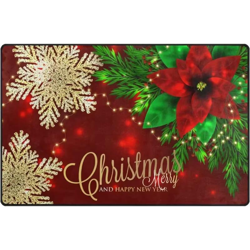 

Рождественский коврик для гостиной, домашний декор, спальня, гостиная, Рождественский коврик, С Новым годом, Рождество, добро пожаловать, входная дверь 40X60cm-16x24in