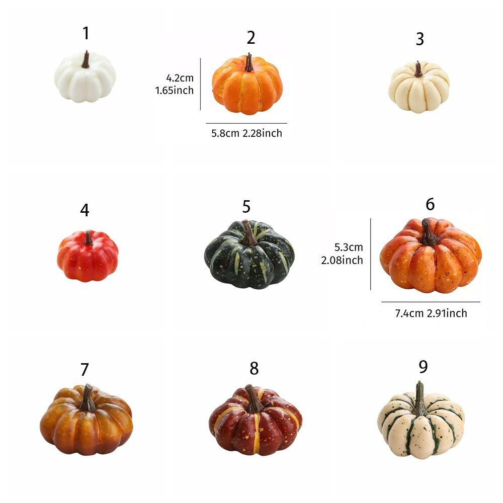 Ornament Simulated Foam Pumpkin Durable Pumpkin Model Creative Artificial Pumpkin  Pumpkin Prop
