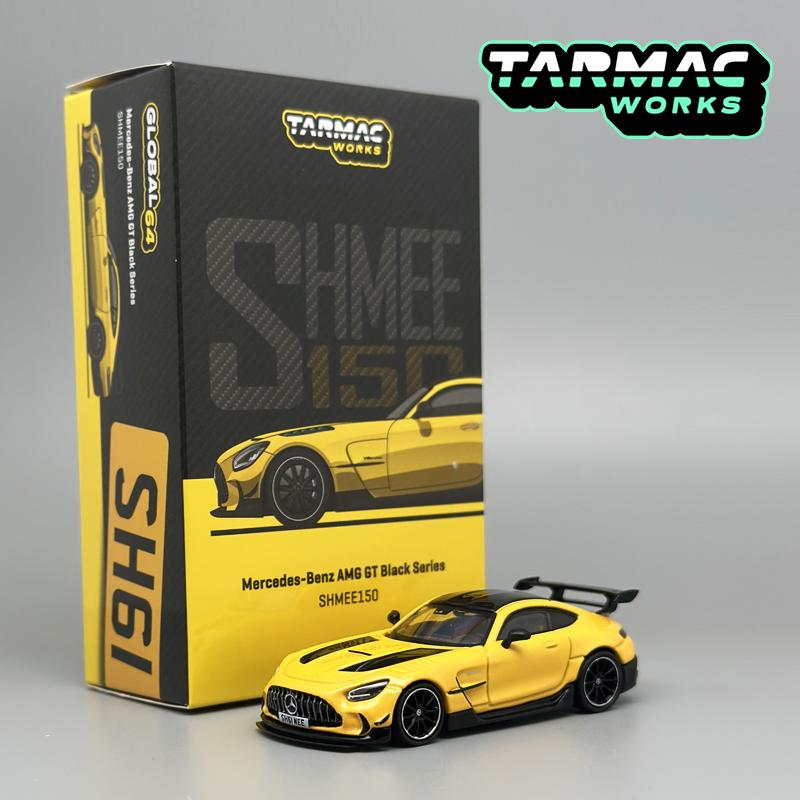 wspy5 Tarmac Works 1:64 TW Mercedes-Benz AMG GT Black Series SHMEE150 Yellow alloy car model