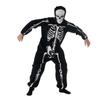 Kids Boys Skeleton Bone Jumpsuit Scary Skull and Mask Halloween Party Costume Outfit