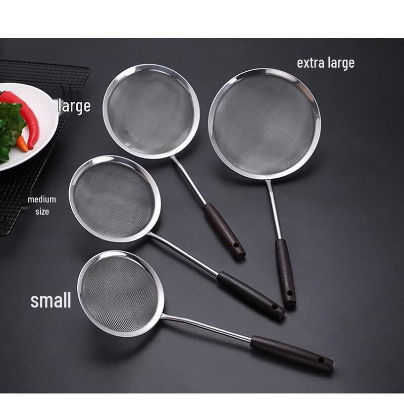 Abay Stainless Steel Ultra-Fine Mesh Strainer Set