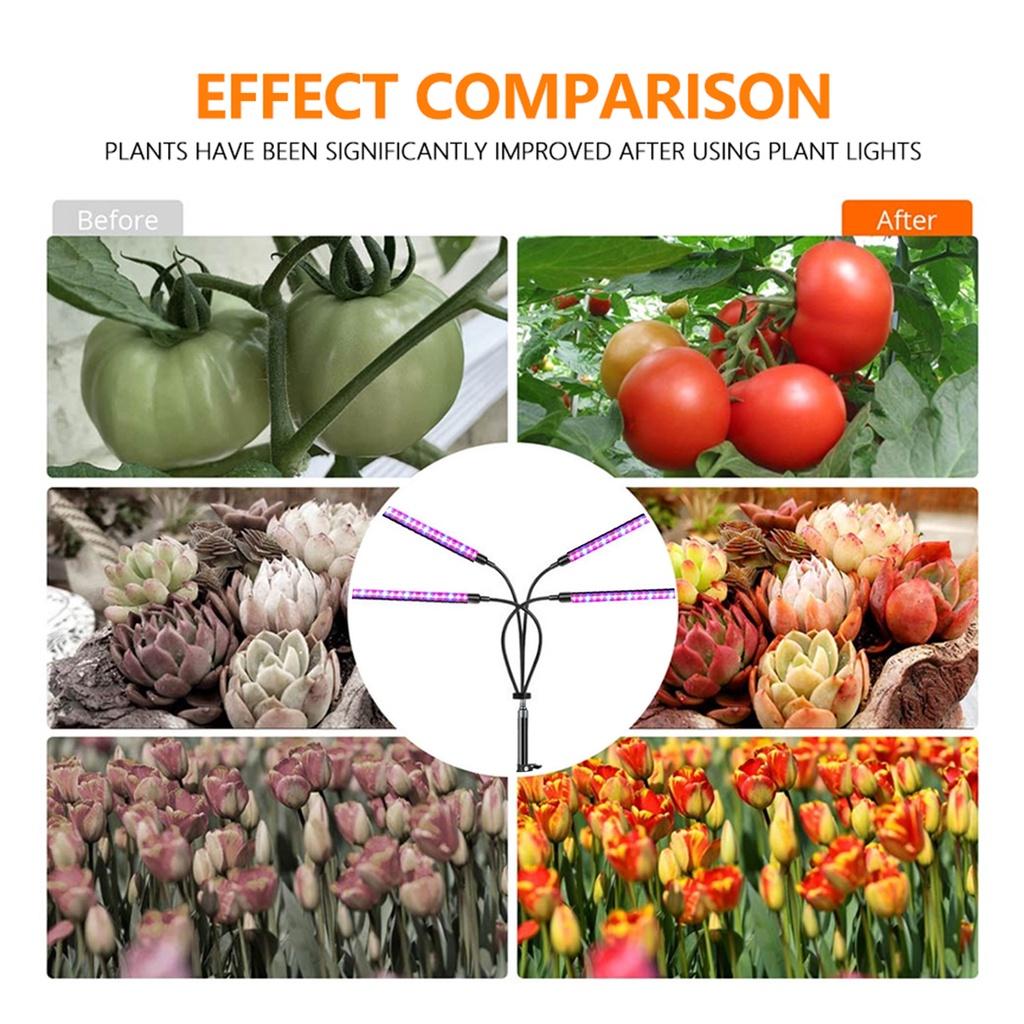 5V USB LED Grow Light LED Plant Light Full Spectrum Phyto Lamp With Tripod Stand For Indoor Vegetable Flower Seedling