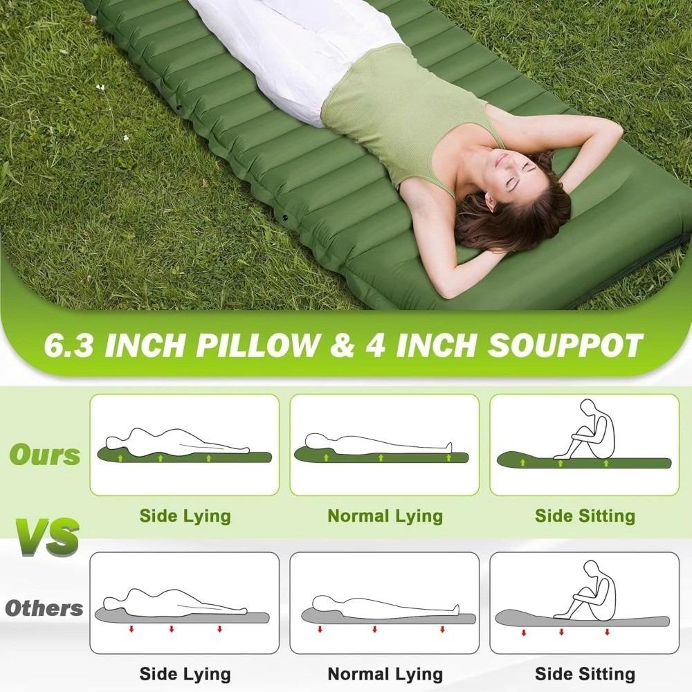 Ultralight Compact Self-Inflating Sleeping Mat Self-Inflating Inflatable Sleeping Pad  Fishing