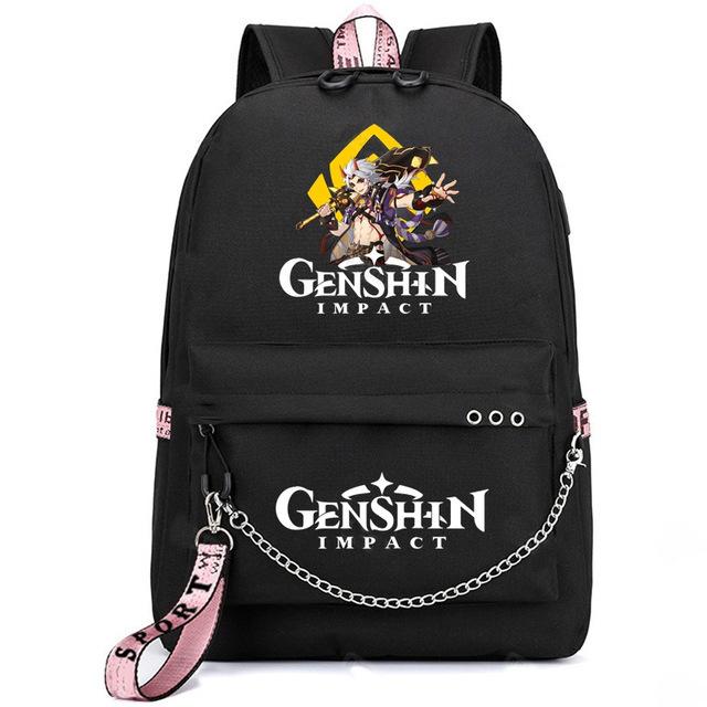 School Season Animation Student Schoolbag, Printed Peripheral Large-Capacity Backpack