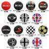 4PC 52mm Epoxy Car Styling Wheel Center Hub Caps Emblem Badge Stickers For MINI COOPER One S JCW R50 R53 F55 F56 R57 R58 R59 R60