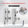 1 Set Faucet Valve Broken Thread Extractor Screw Removal Tool Broken Bolt Extractor Kit For Home Industrial Plumbing