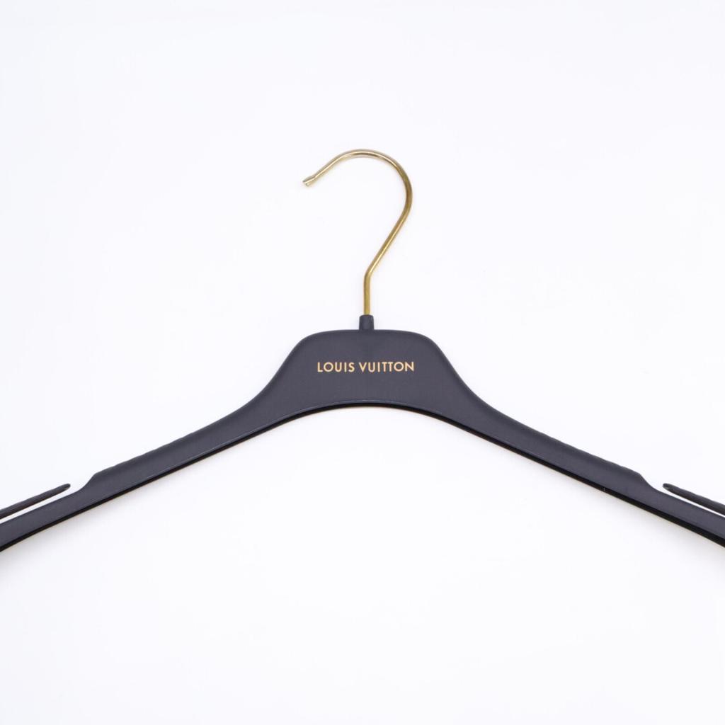 LOUIS VUITTON Domestic regular 24Stainless Steel FQRO06 gold button double-breasted tweed mini dress dress 36 blackUsed