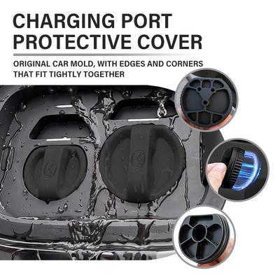 Electric Car Charging Port Protector Silicone Magnetic Waterproof Cover For Mazda 2 3 5 6 Axela Atenza Speed 6 CX3 CX4 CX5 CX7 BM6