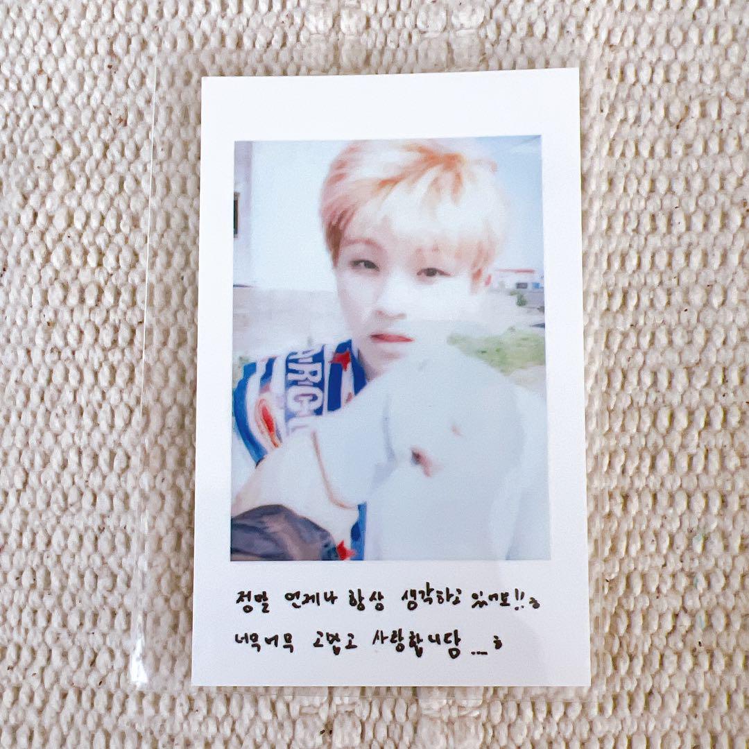 

[USED] SEVENTEEN BOYS BE boys be Woozi old trading card