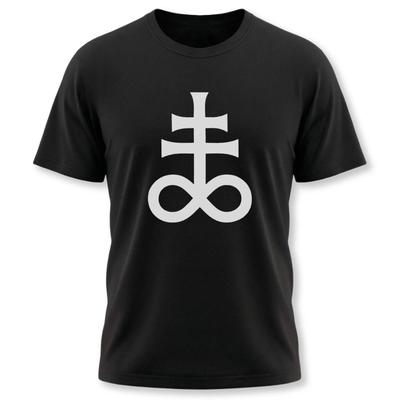Leviathan Cross Brimstone Symbol T-Shirt | Occult Alchemy Graphic Tee Shirt