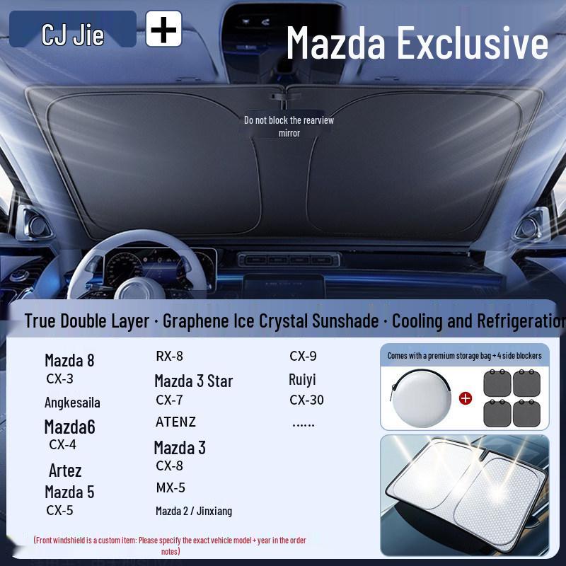 Car Sunshade Windshield Heat Insulation Blackout Curtain