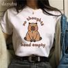 Clothes Girl Capybaras T Shirt Female Casual Top Clothes Funny Capybara Tshirt Women T-Shirt Capibara Cartoons