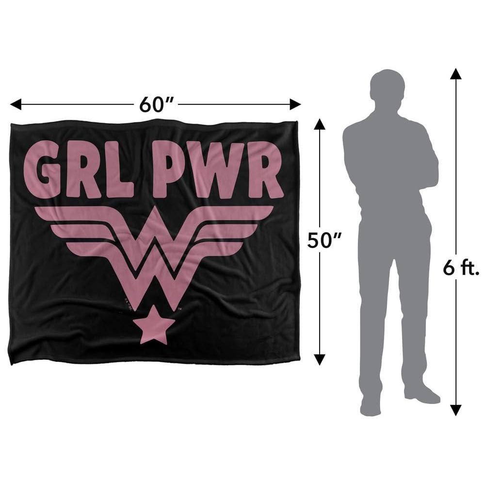 Wonder Woman Girl Power Soft Touch Blanket