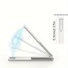 Supporto per cellulare minimalista ultrasottile in metallo pieghevole da attaccare sul retro supporto da tavolo per telefono portatile supporto mobile supporto per telefono
