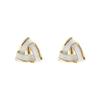 Fashion Earrings for Women Triangular Geometric Opal Earrings Simple Fashion Women Wedding Party Jewelry