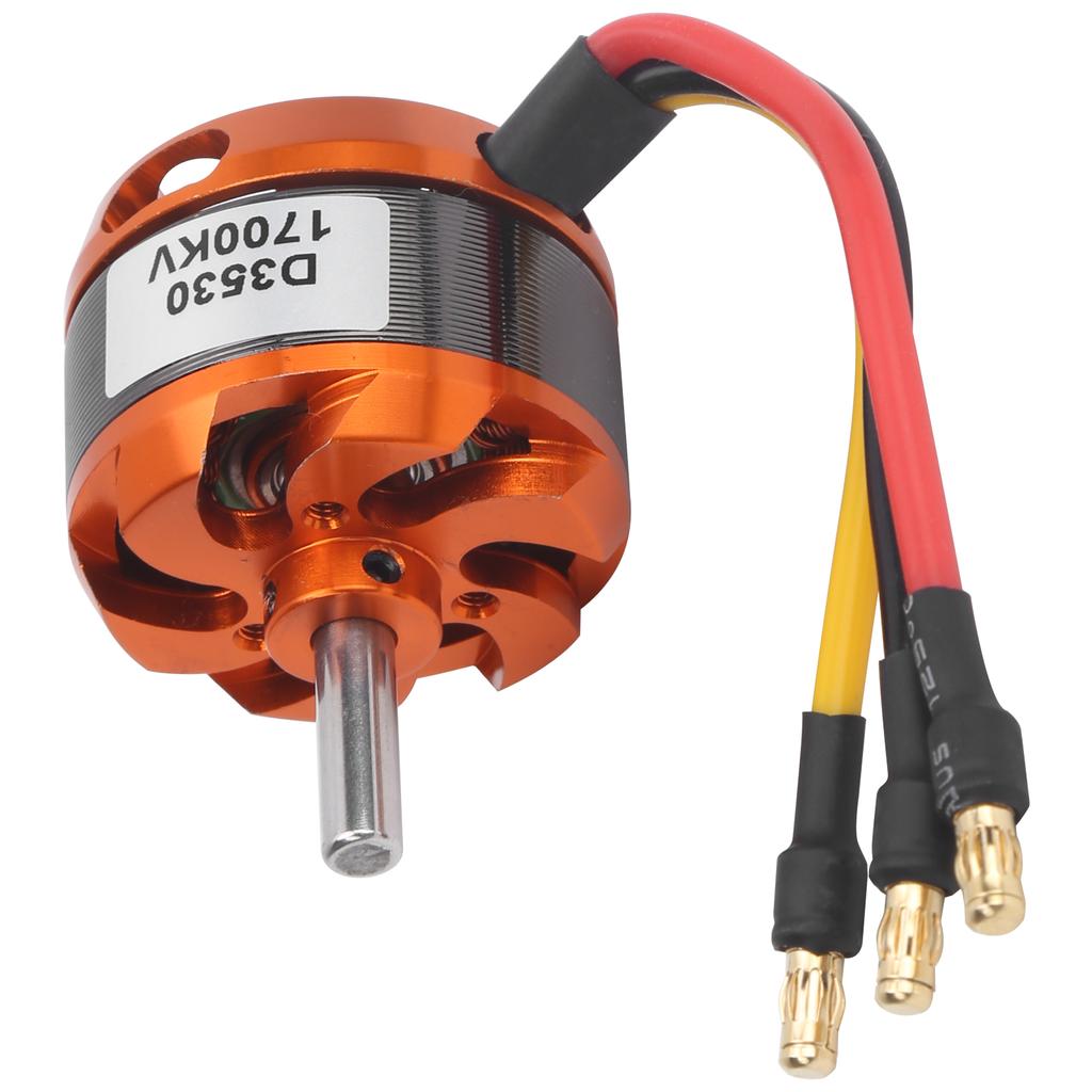 D3530 1700KV Brushless Outrunner Motor Replacement with Adapter for Remote Control Plane