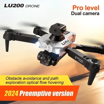 2024 Nuovo LU200 Drone HD Fotografia aerea WIFI Flusso ottico Posizionamento Quadcopter a quattro vie per evitare gli ostacoli Giocattolo regalo per bambini