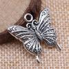 20 Pieces Of 23x23mm Fashionable And Versatile Butterfly Pendant