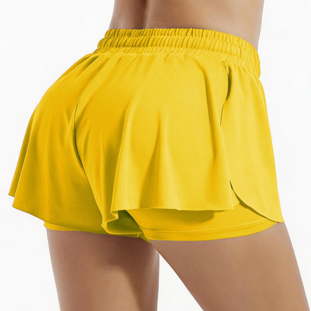 Shorts de Yoga Transfrontaliers à Séchage Rapide pour Femmes pour l'Été: Pantalon de Fitness et de Course Marathon Anti-Exposition