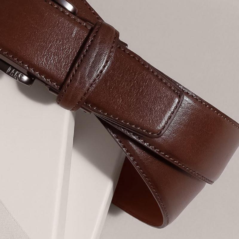 Daks Brown Premium Cowhide Bizo Belt Dbbe6e060w3