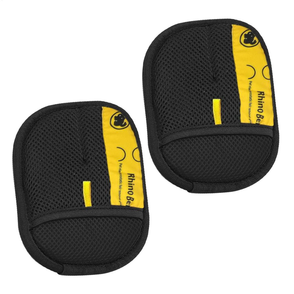 2pcs Static Pet Hair Removal Gloves Grooming & Deshedding Gloves for Dogs Cats Works on Sofa Carpet Clothes Multi-Surface Brush