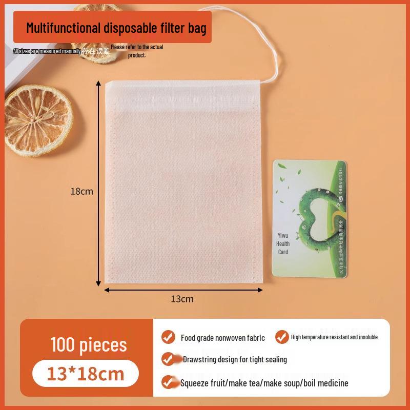 

100 шт. Бумажные пакеты из древесной целлюлозы одноразовые для чая/супа/приправ [Новичок получает 0,01]